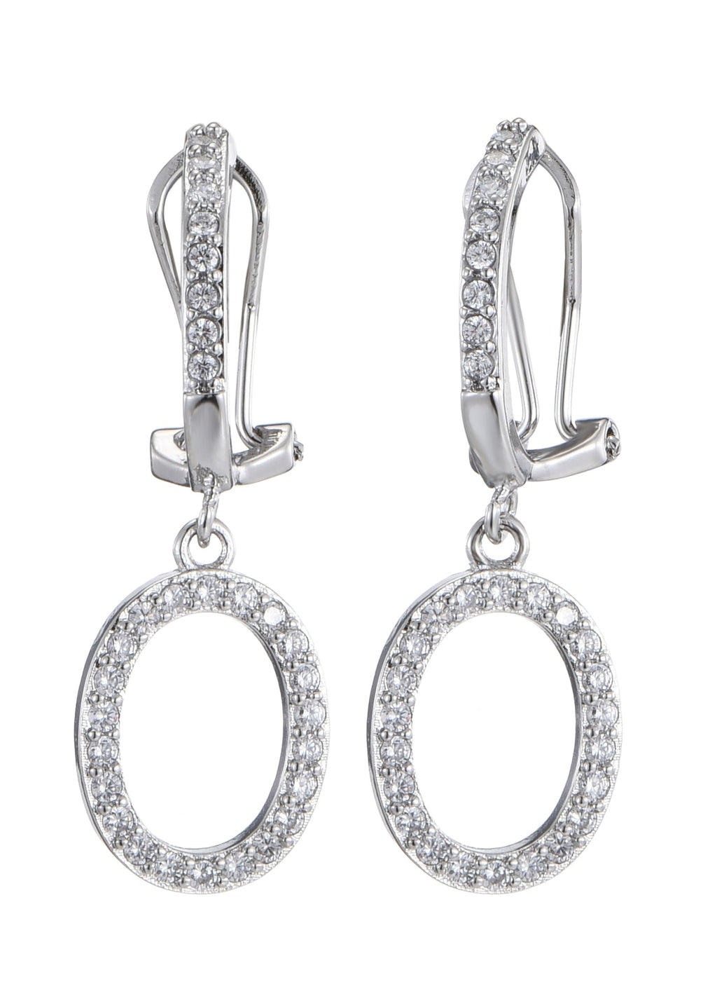 Alphabet-Diamant-Ohrringe