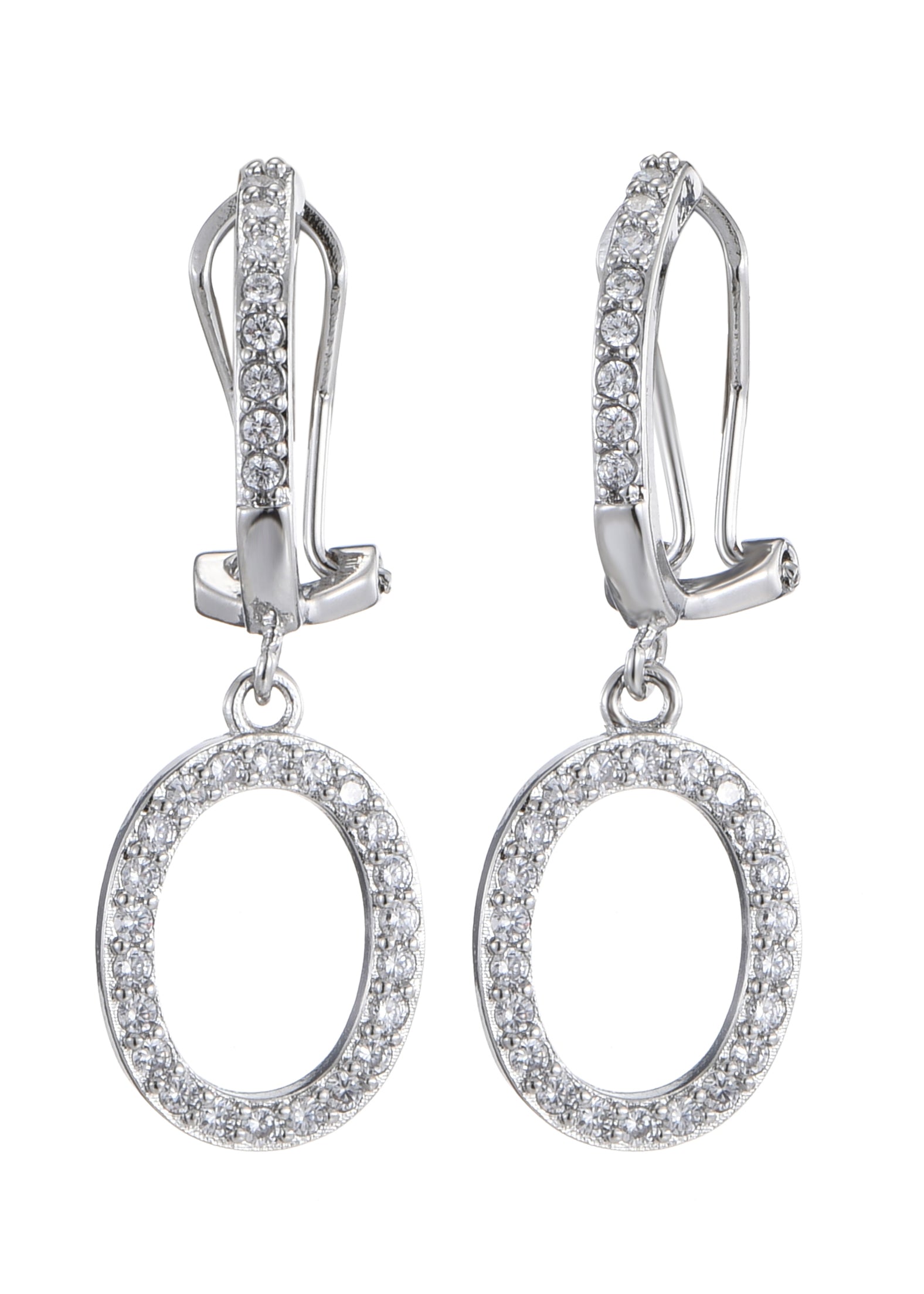 Alphabet-Diamant-Ohrringe