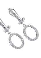 Alphabet-Diamant-Ohrringe