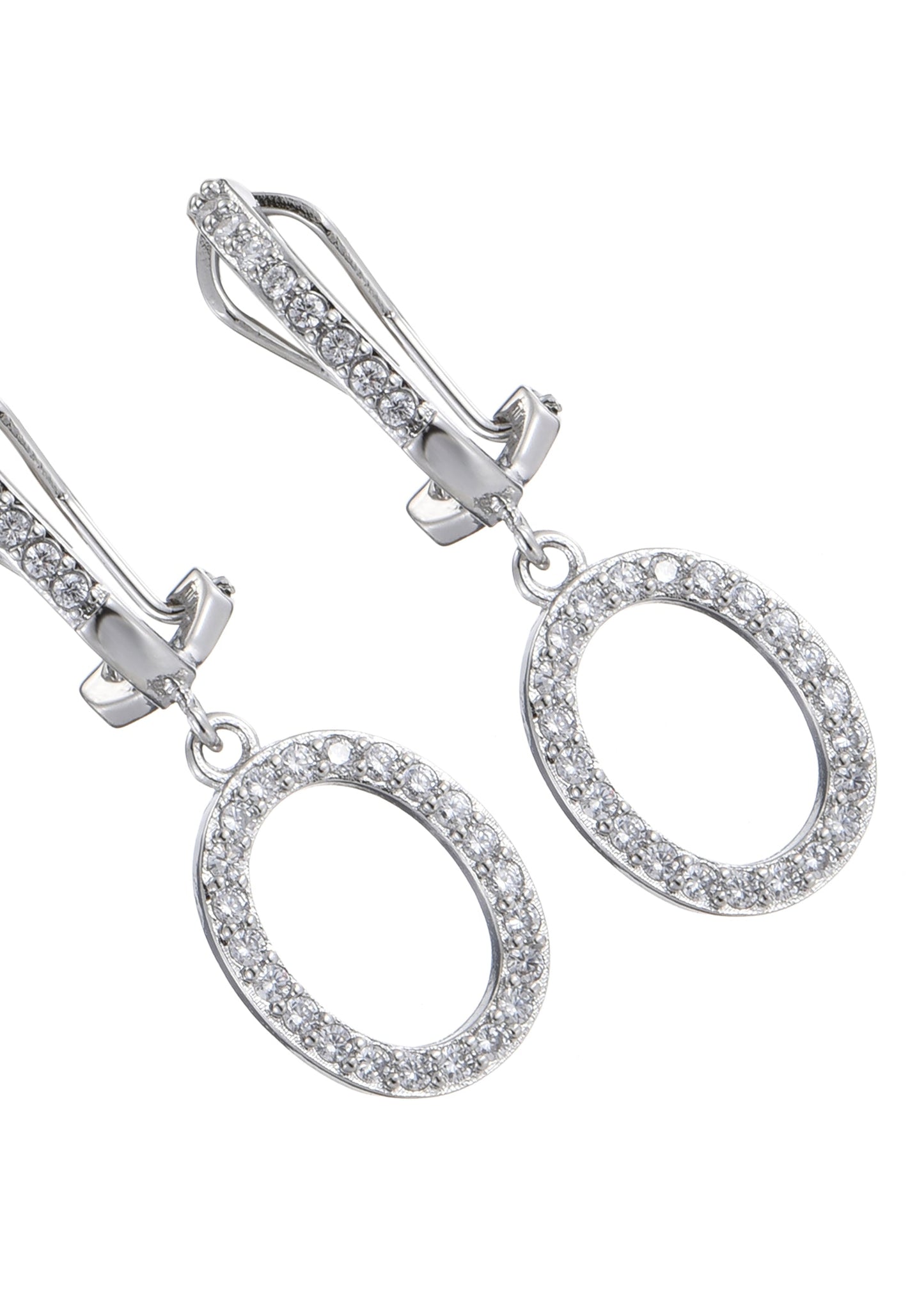 Alphabet-Diamant-Ohrringe