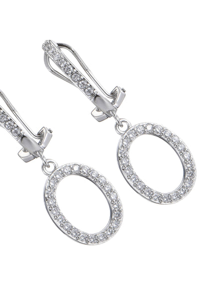 Alphabet-Diamant-Ohrringe