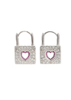 Pheobie Pink Secret Glitzernde Ohrringe