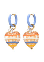 Raquel Crystal Love Ohrringe in Orange