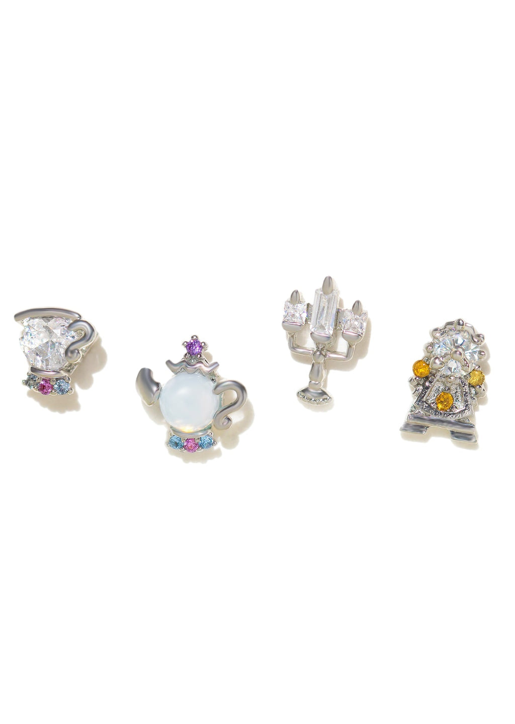 Make A Wish Silber Ohrstecker Set