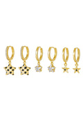 Stargirl Huggie-Ohrring-Set