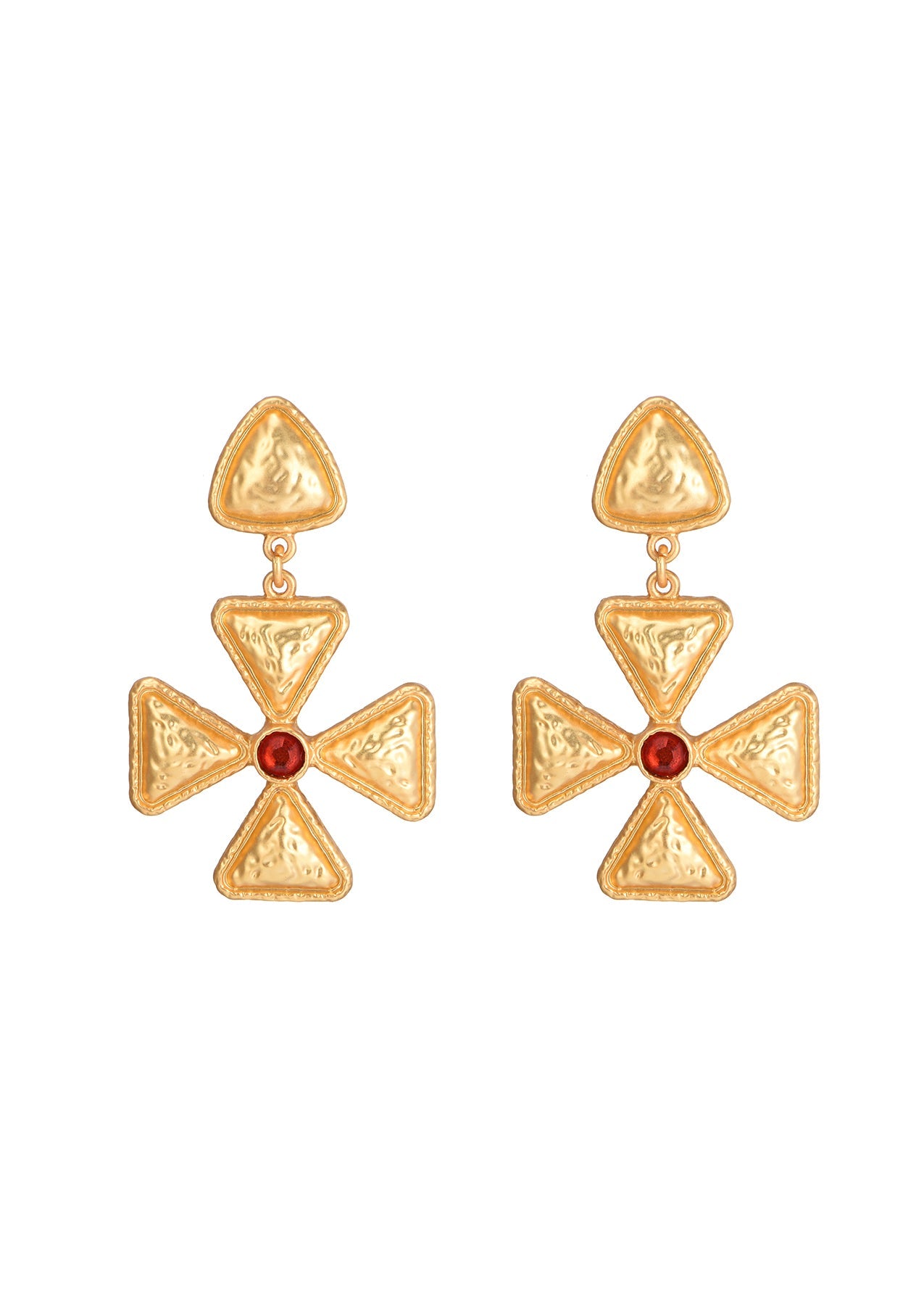 Ondine Vintage Goldene Ohrringe