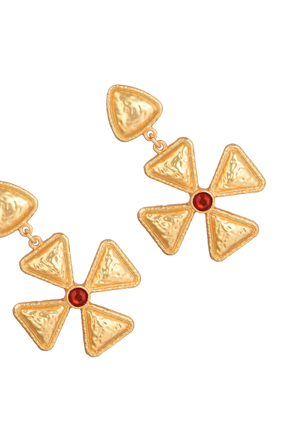 Ondine Vintage Goldene Ohrringe