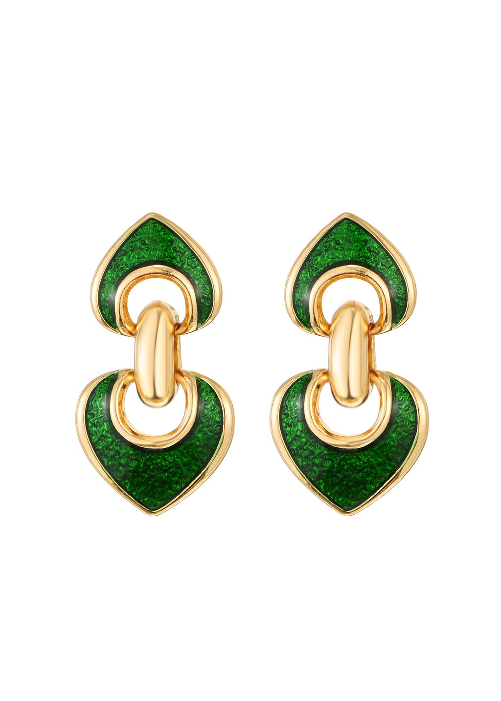 Luisa Grüne Vintage Ohrringe
