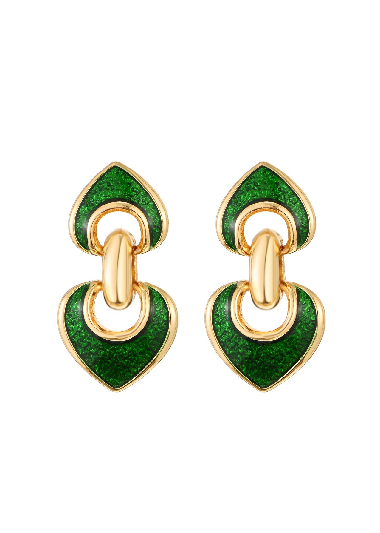 Luisa Grüne Vintage Ohrringe