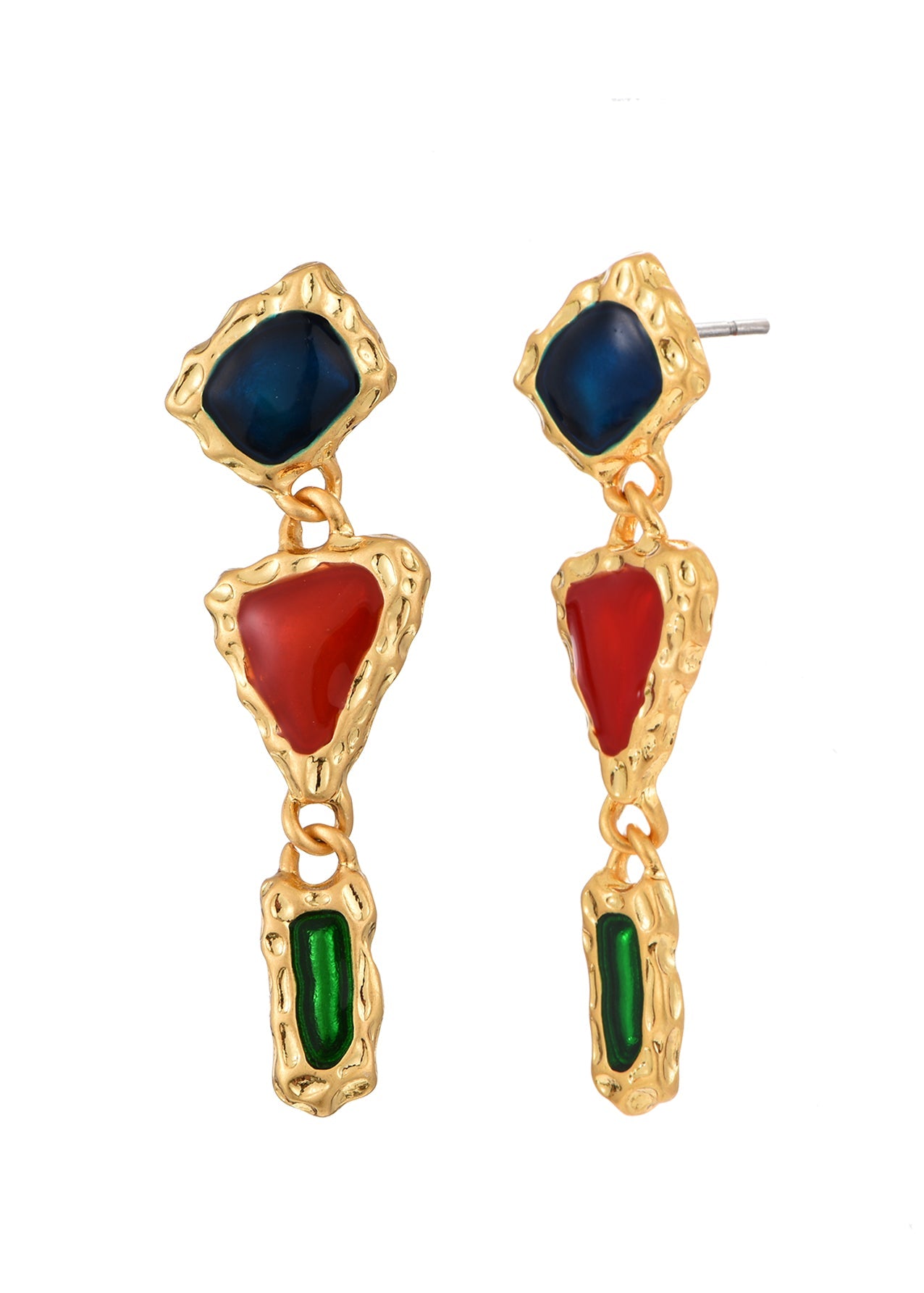 Mario Vintage Goldene Ohrringe