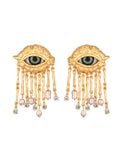 Crying Out Pearls Golden Eyes Ohrringe