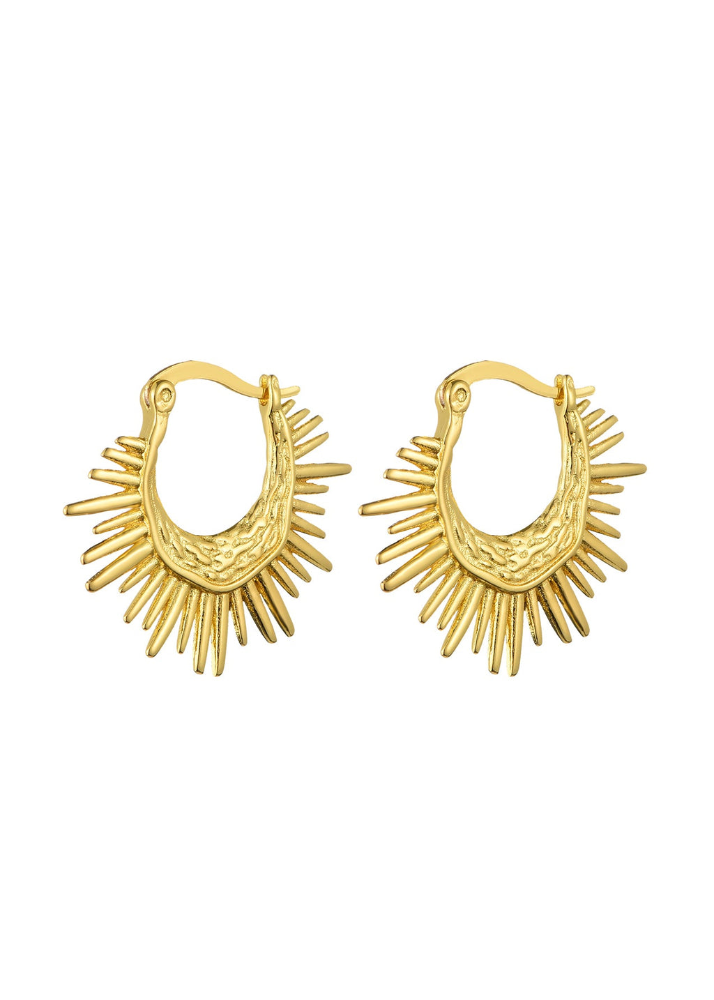 Goldene Ohrringe Rayonne Soleil Sunshine