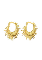Goldene Ohrringe Rayonne Soleil Sunshine