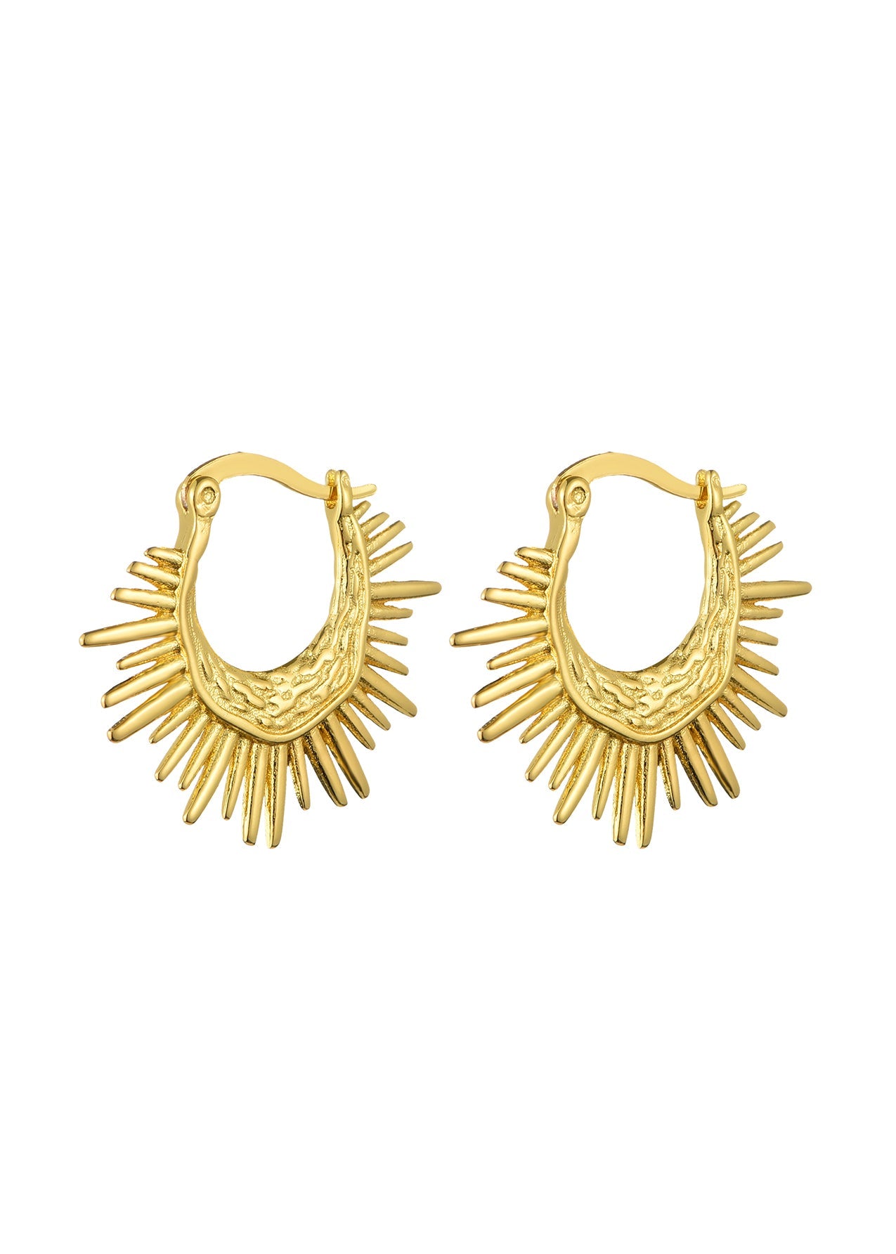 Goldene Ohrringe Rayonne Soleil Sunshine
