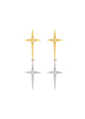 Northstar Goldene Silberohrringe