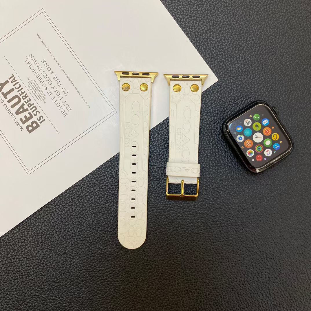 Herbstliche coole Lederarmbänder für die Apple Watch