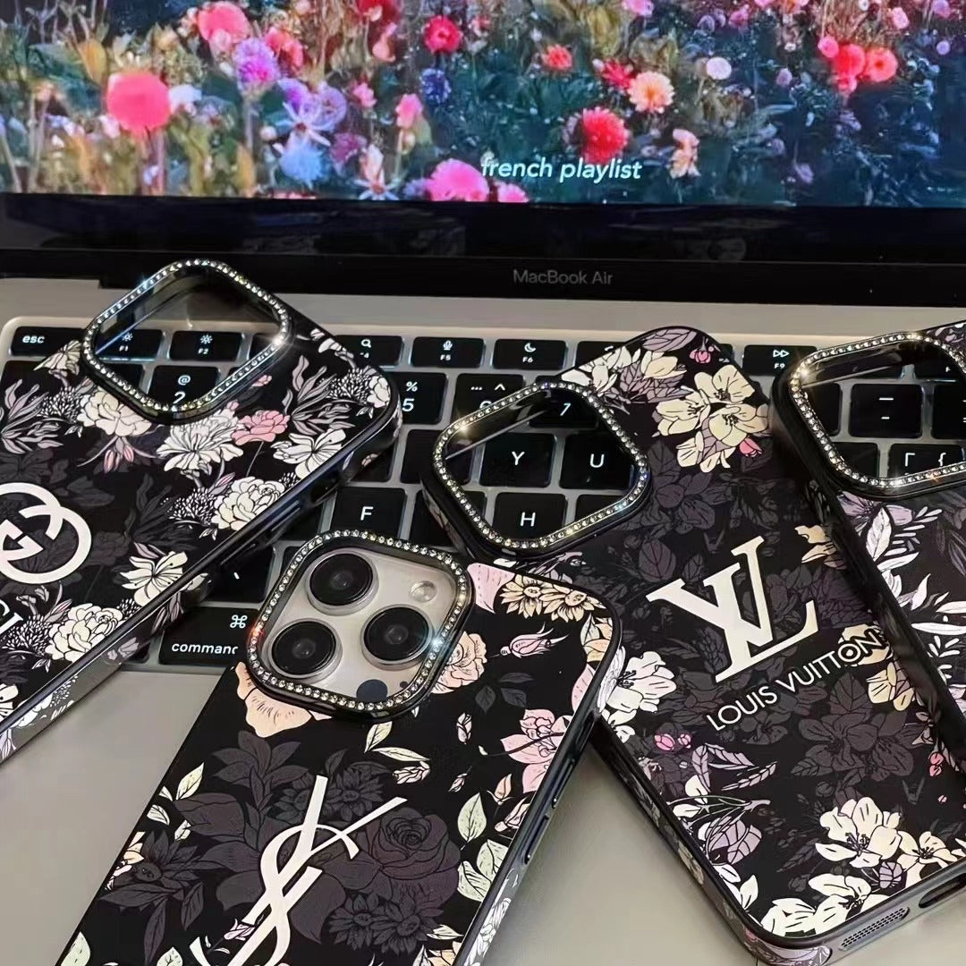 Flowers Design Phone Case For iPhone