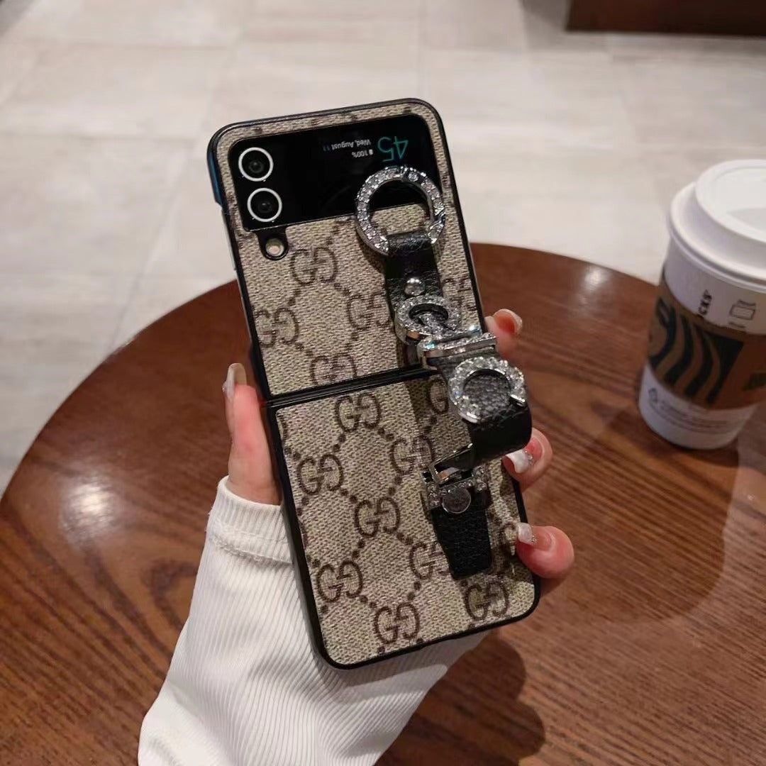 Custodia Galaxy con cinturino nero per Samsung 