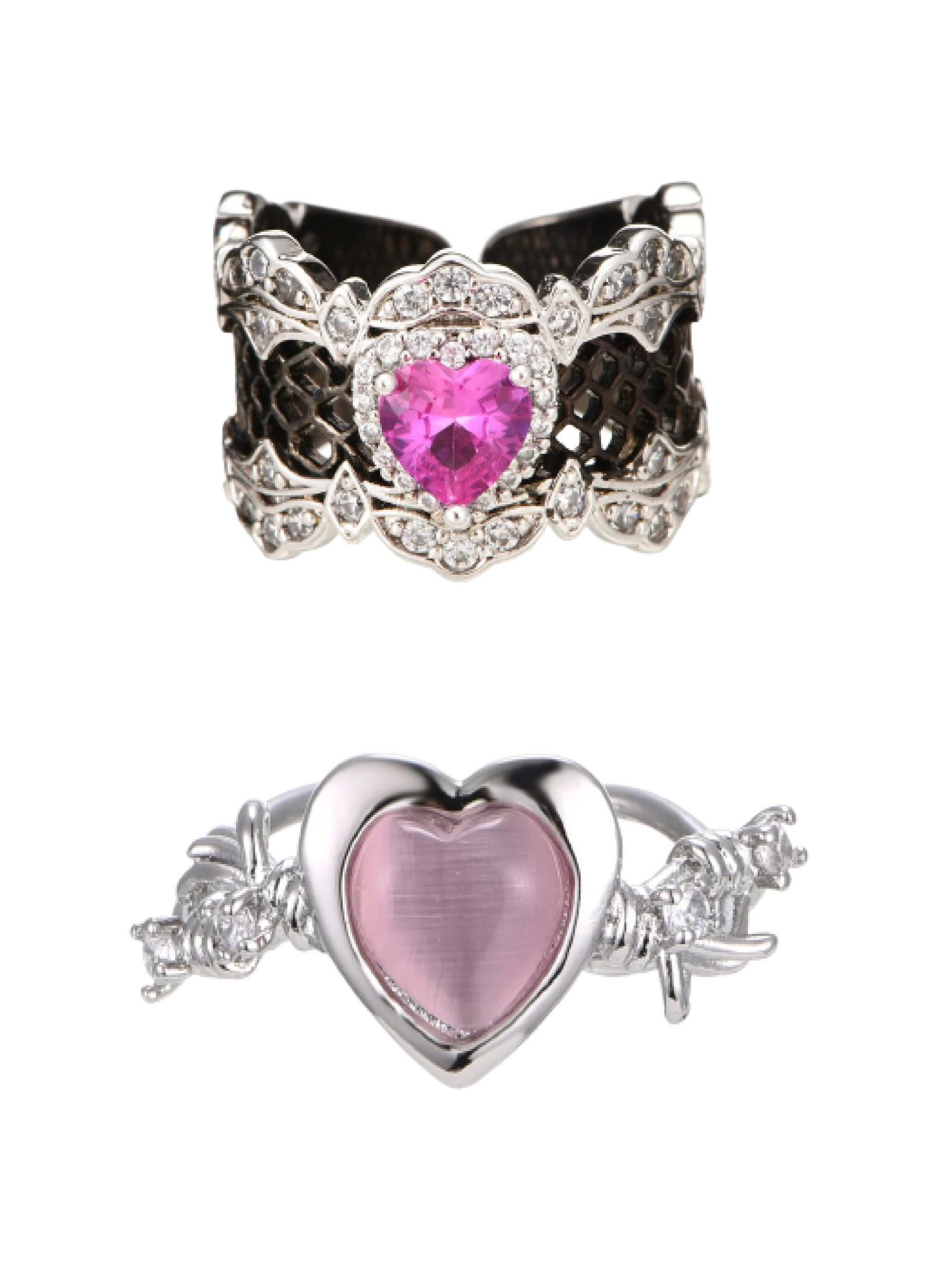 Set di anelli Elodie &amp; Cyberlove