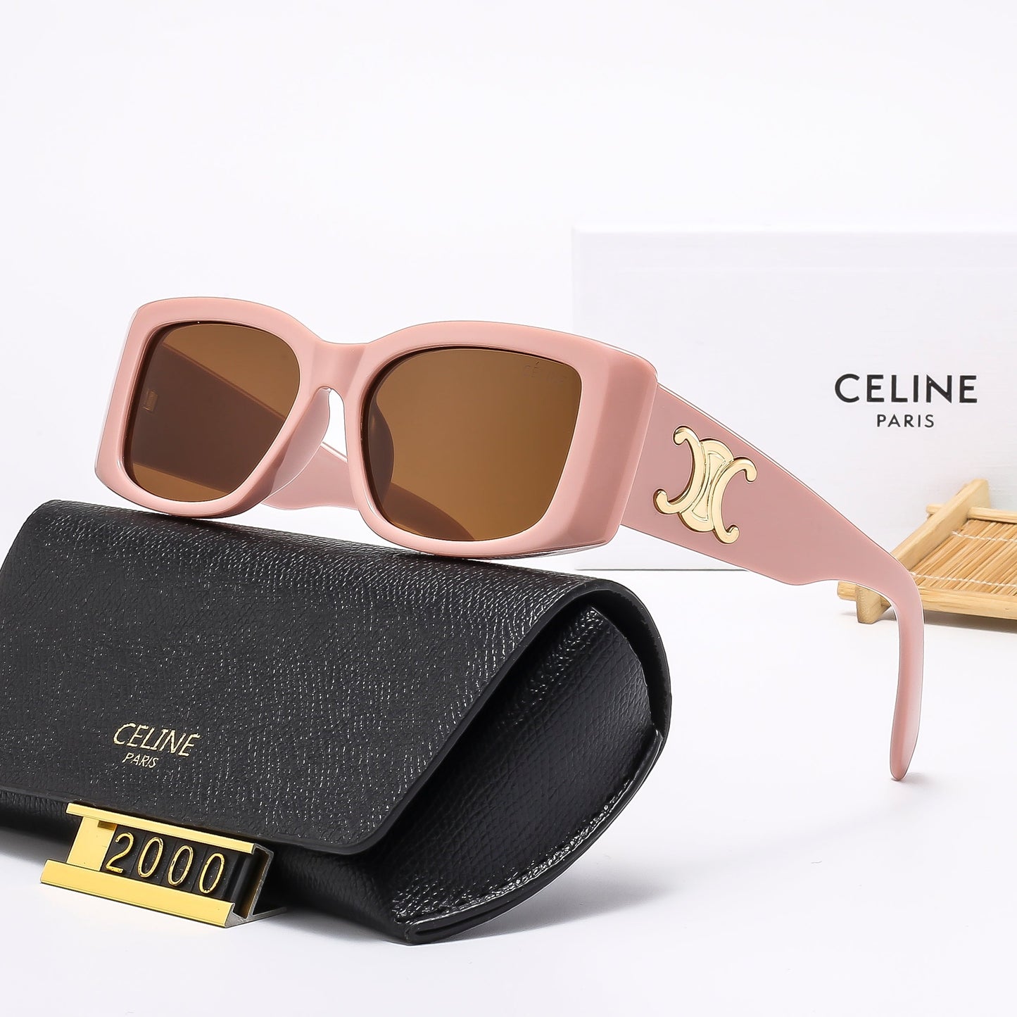 Modische Cat-Eye-Sonnenbrille mit kleinem Rahmen