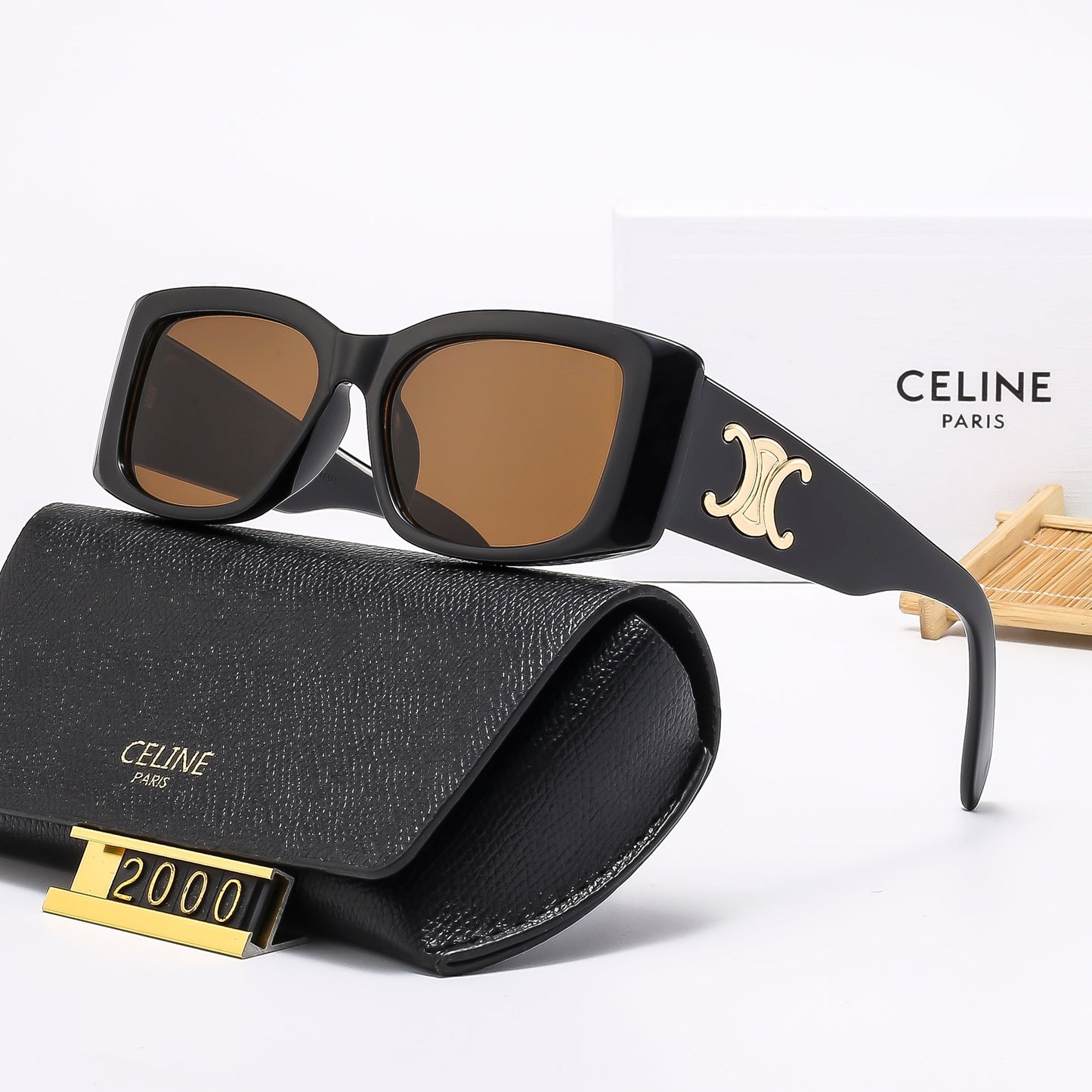 Modische Cat-Eye-Sonnenbrille mit kleinem Rahmen