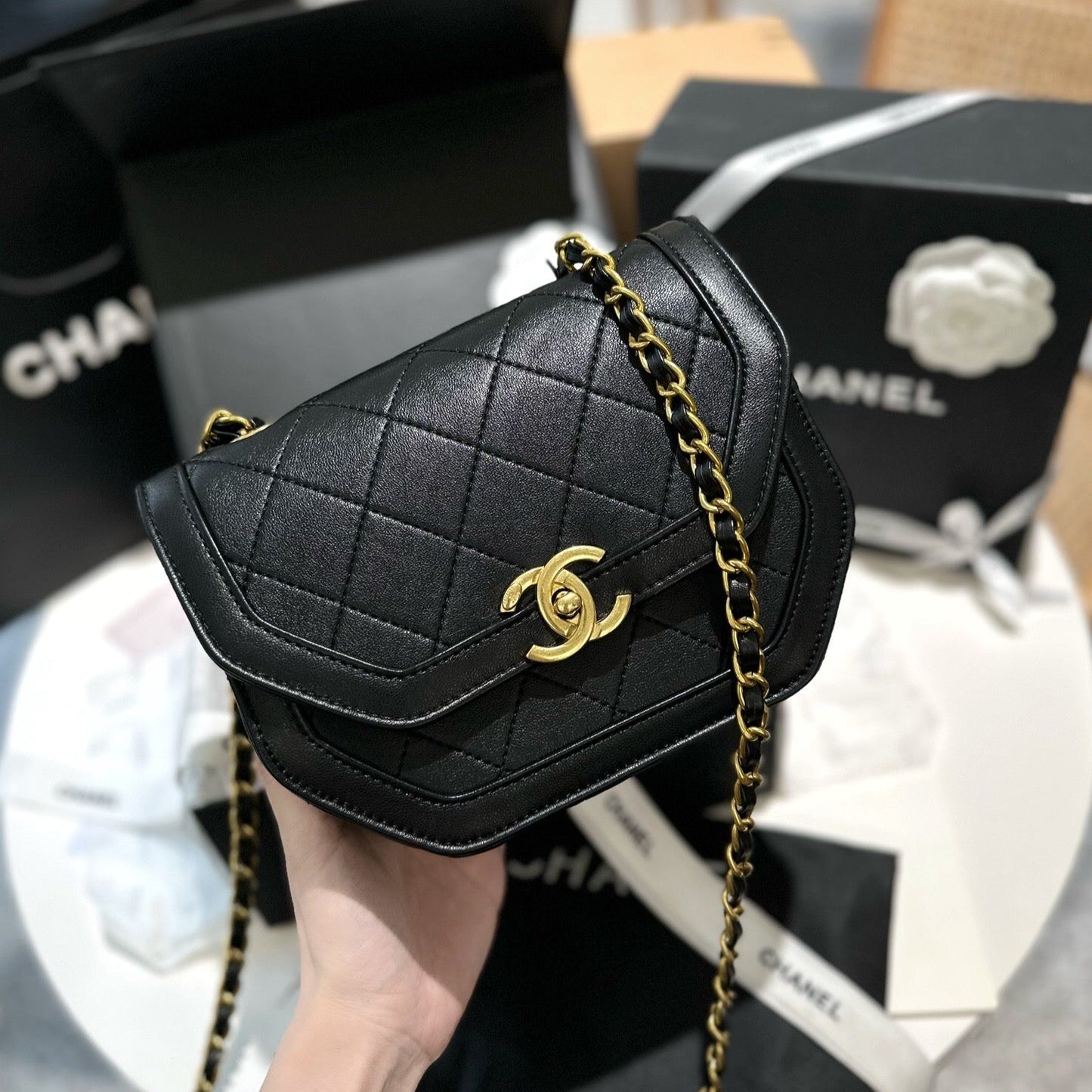 Black Charm Bag