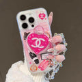 Pink Heart MagSafe Phone Case For iPhone