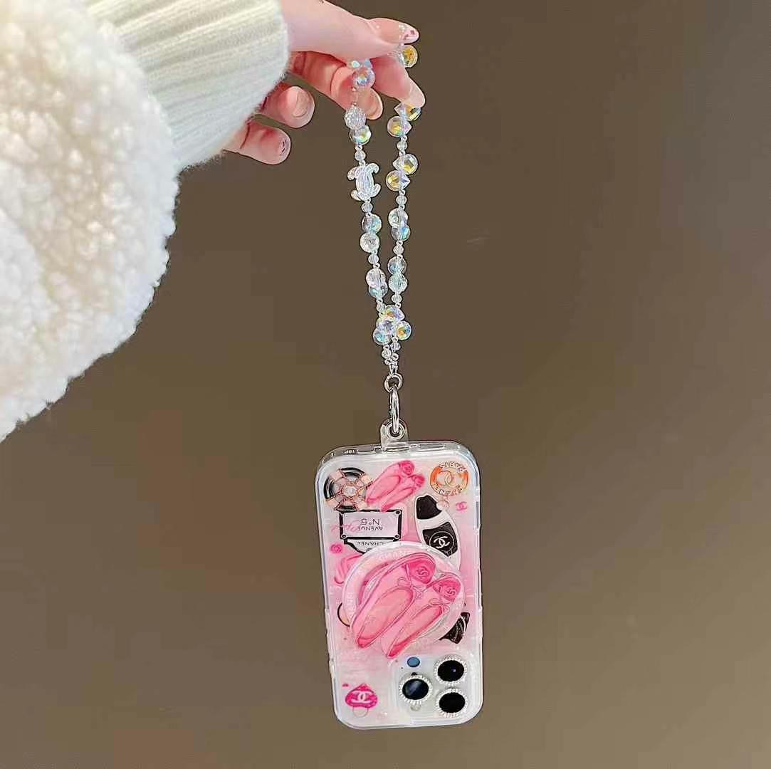 Pink Heart MagSafe Phone Case For iPhone