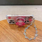Pink Heart MagSafe Phone Case For iPhone