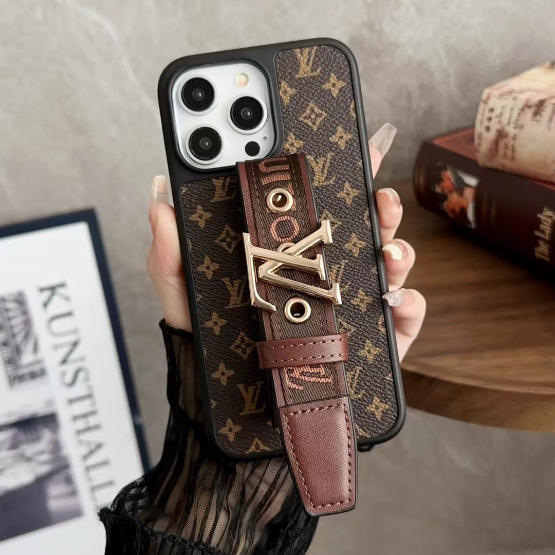 Modische Galaxy-Hülle mit Armband für Samsung
