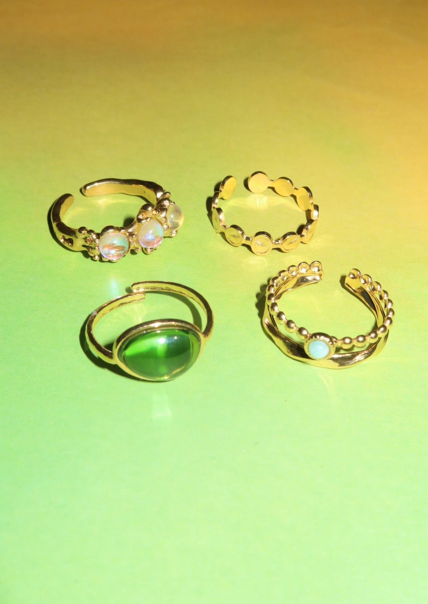 Kaya Grüner Stein Sommerring