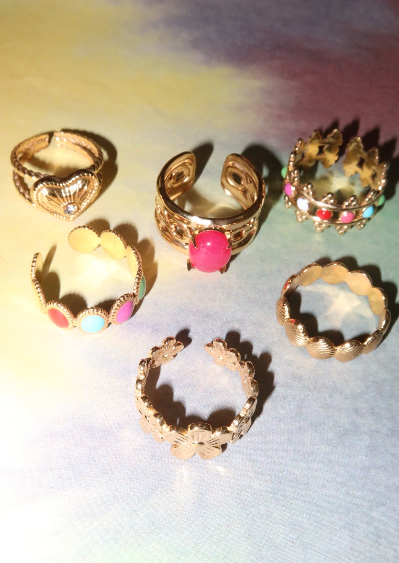 Daphne Bunter goldener Ring II