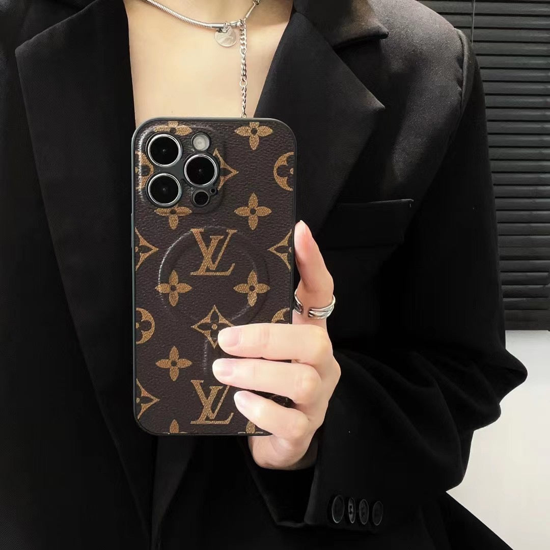 Florale MagSafe Handyhülle für iPhone 