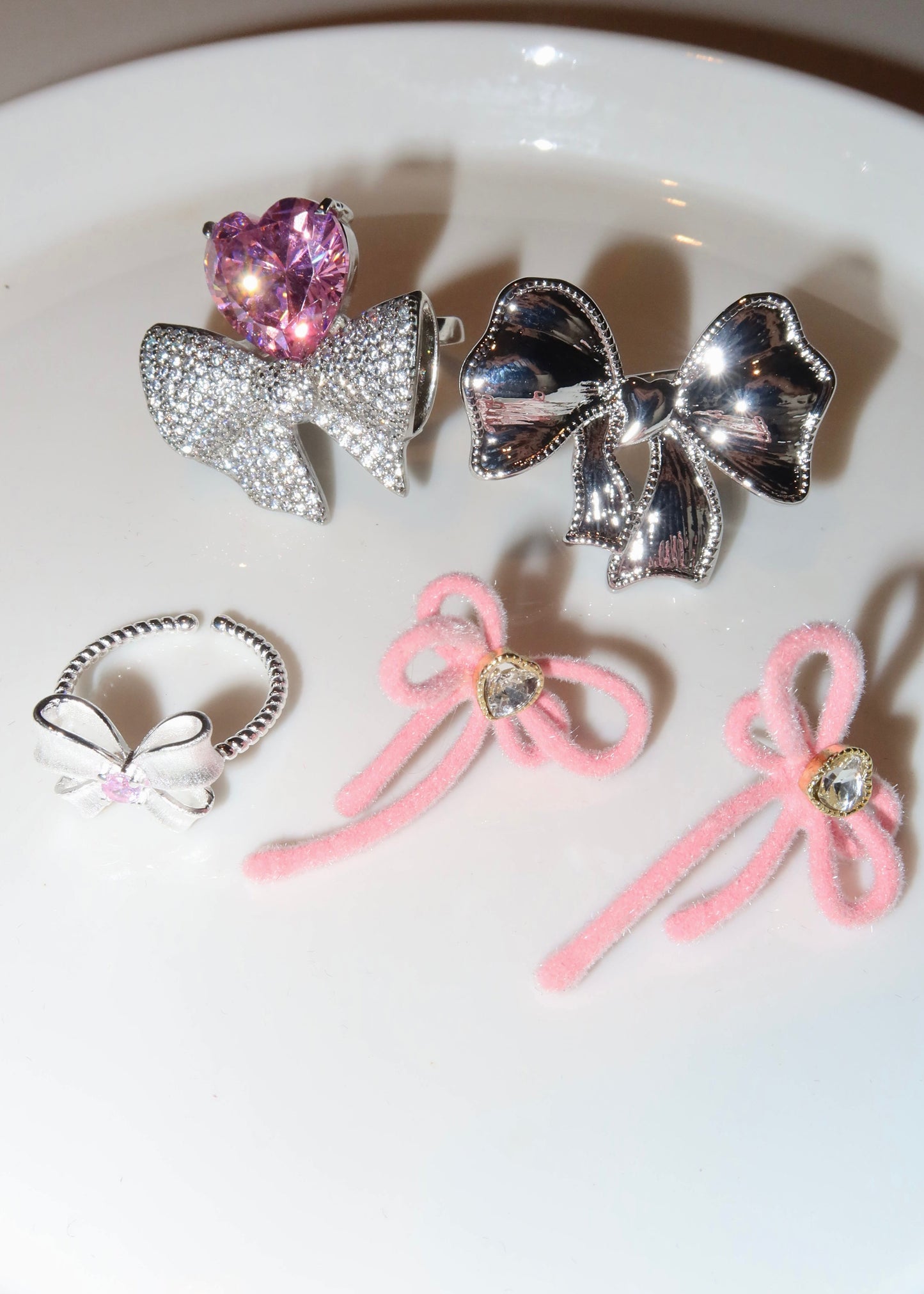 Anello in argento Mako Bow
