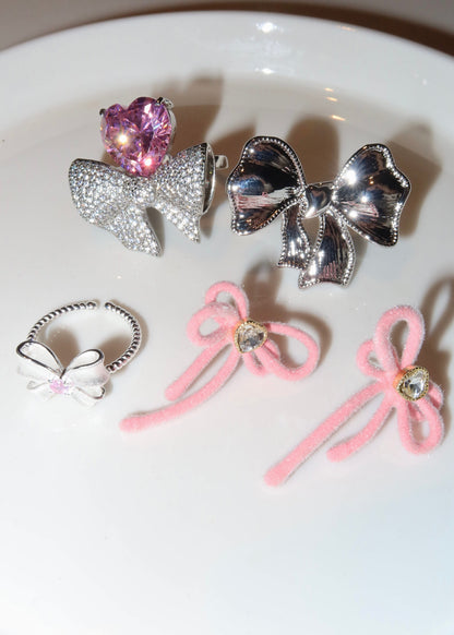Anello in argento Mako Bow