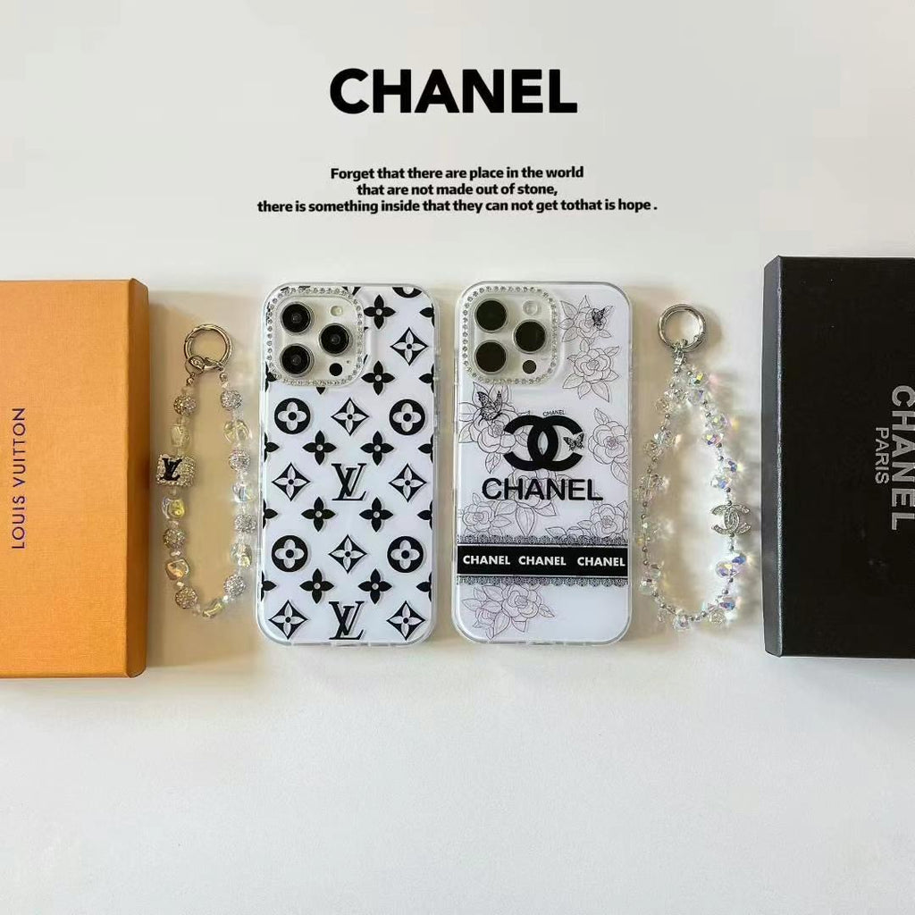 White Chain Phone Case For iPhone