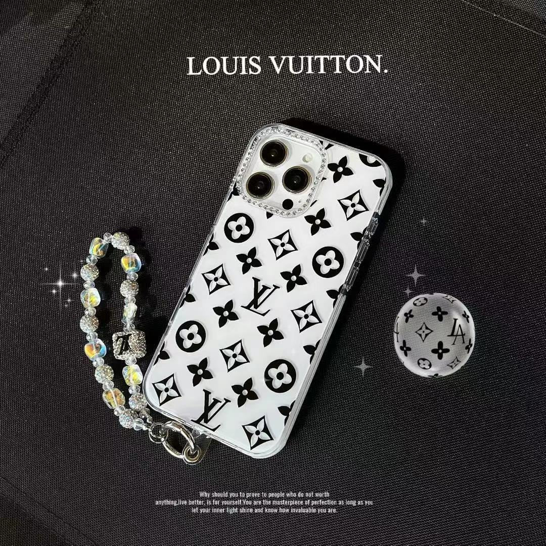 White Chain Phone Case For iPhone