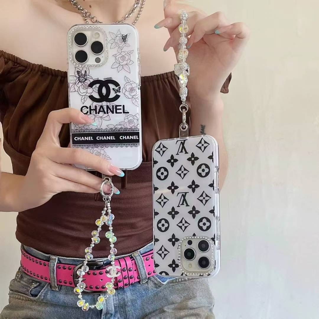 White Chain Phone Case For iPhone