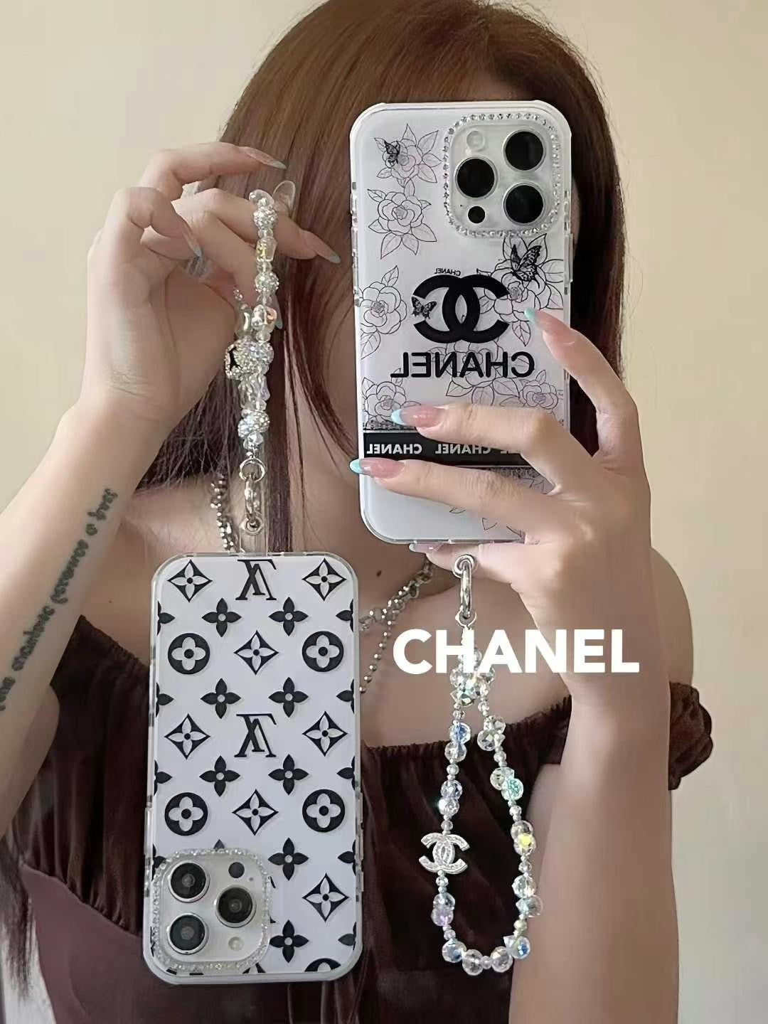 White Chain Phone Case For iPhone