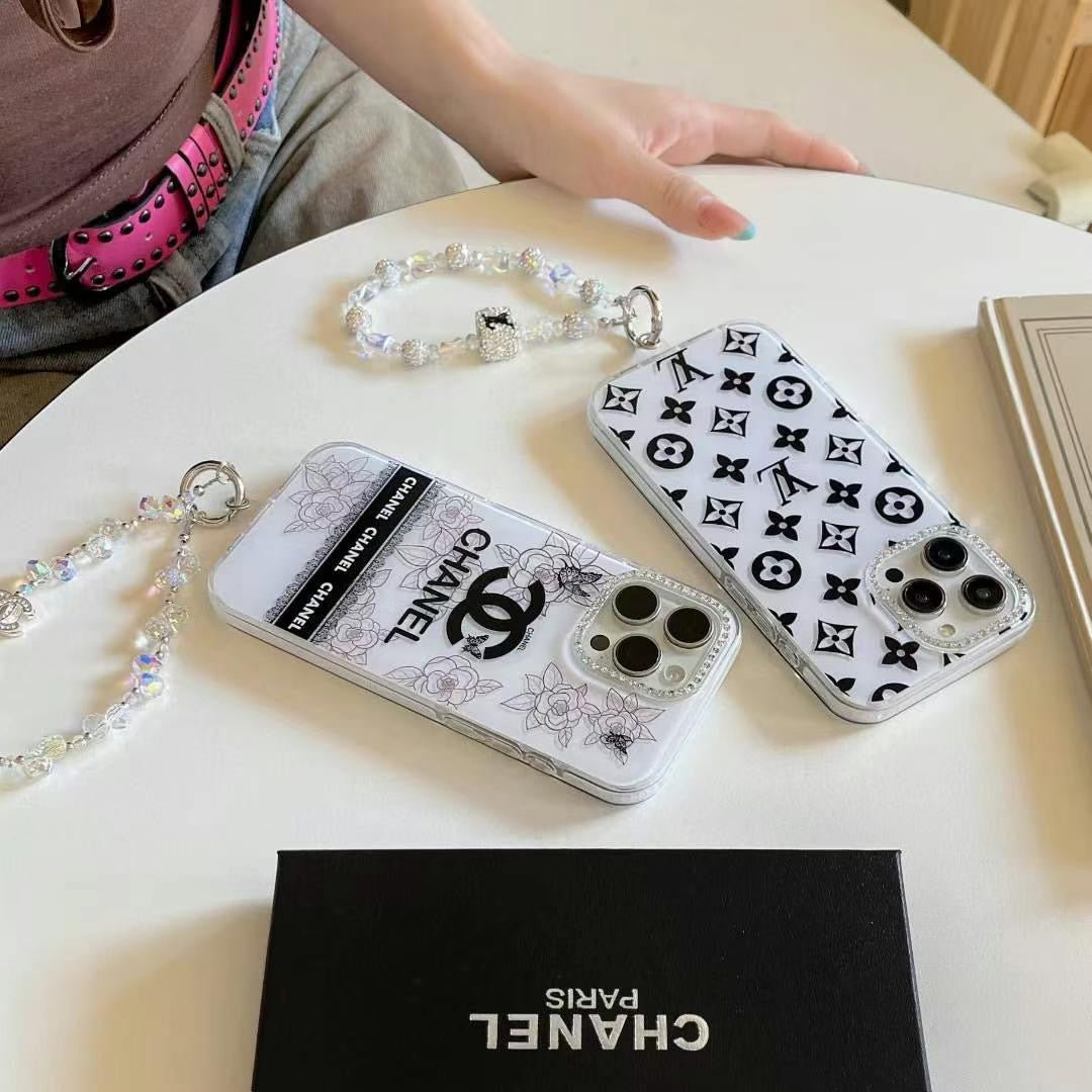 White Chain Phone Case For iPhone