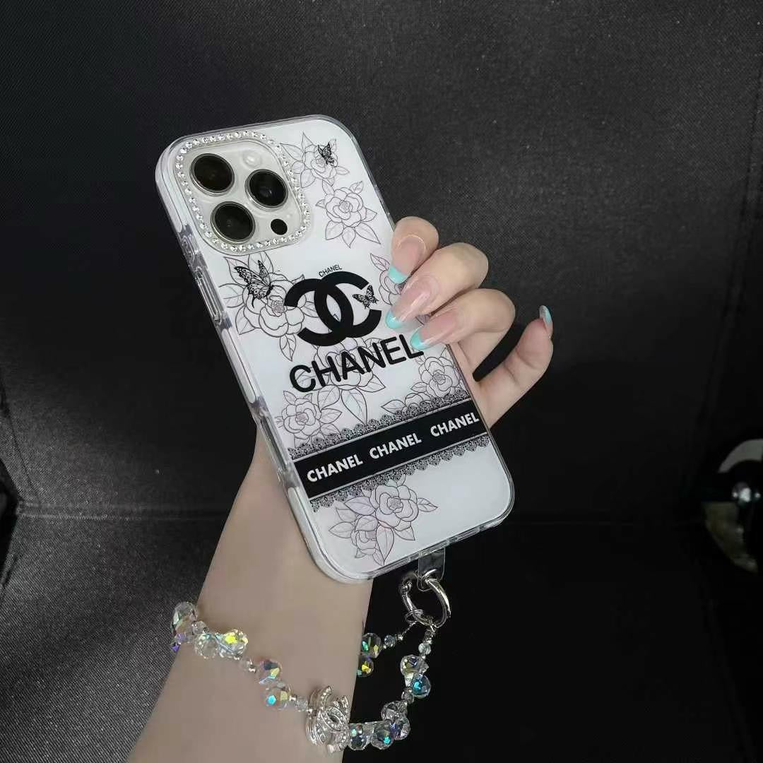 White Chain Phone Case For iPhone
