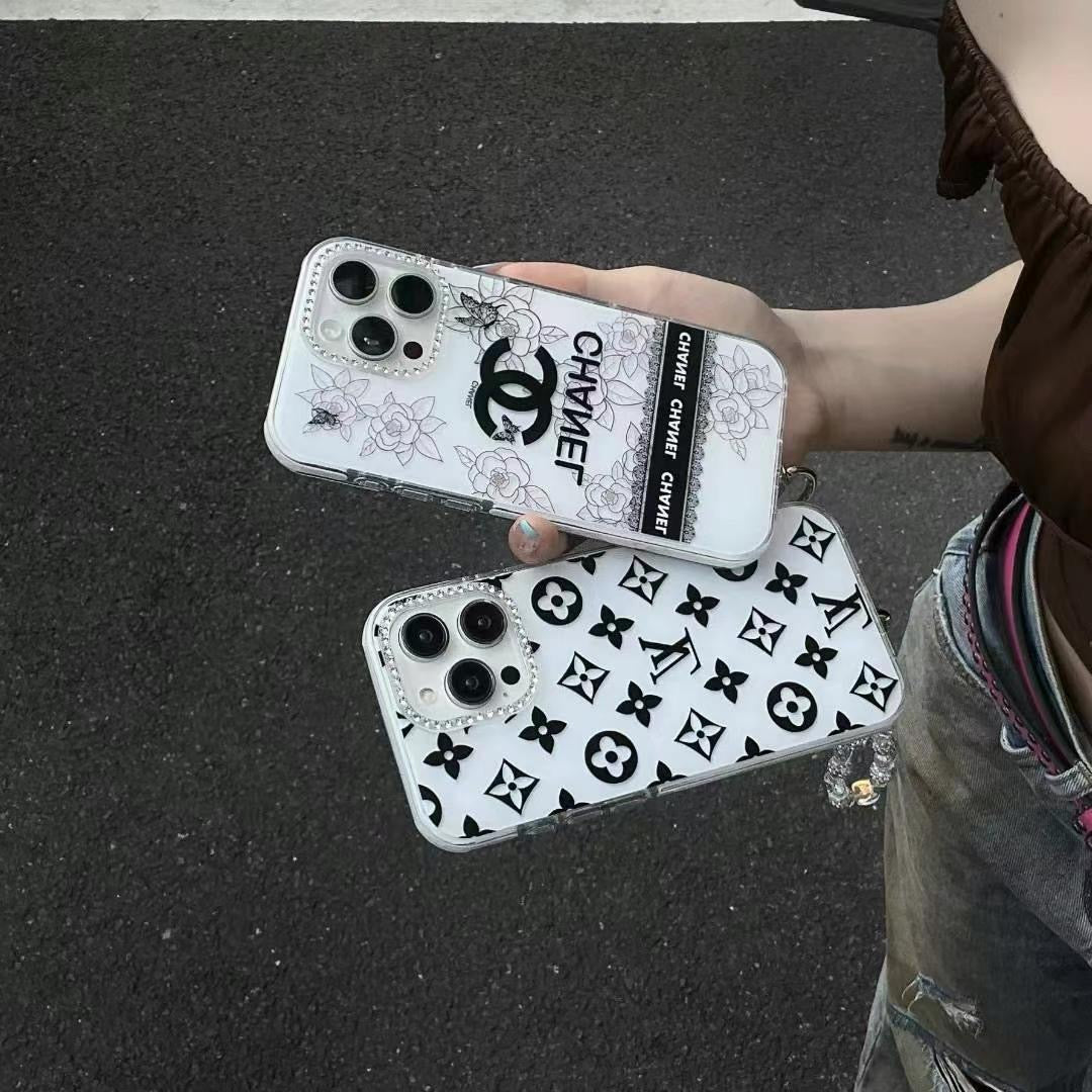 White Chain Phone Case For iPhone