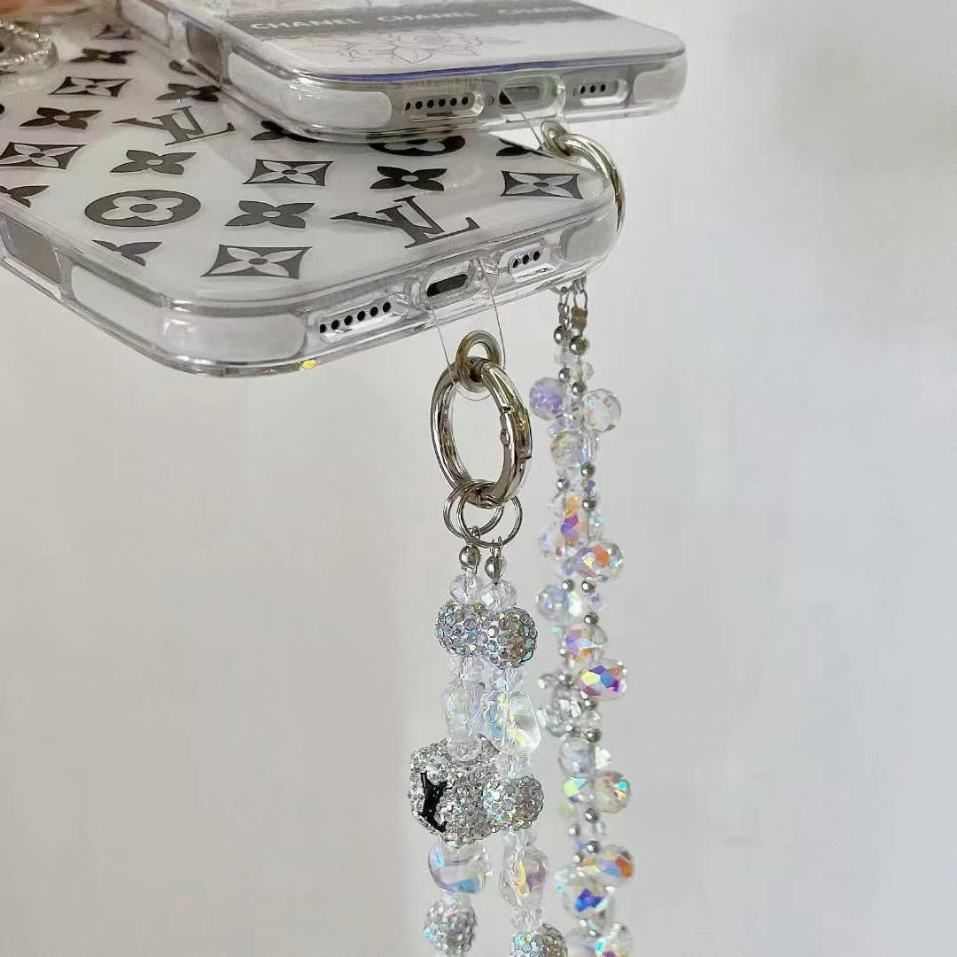 White Chain Phone Case For iPhone