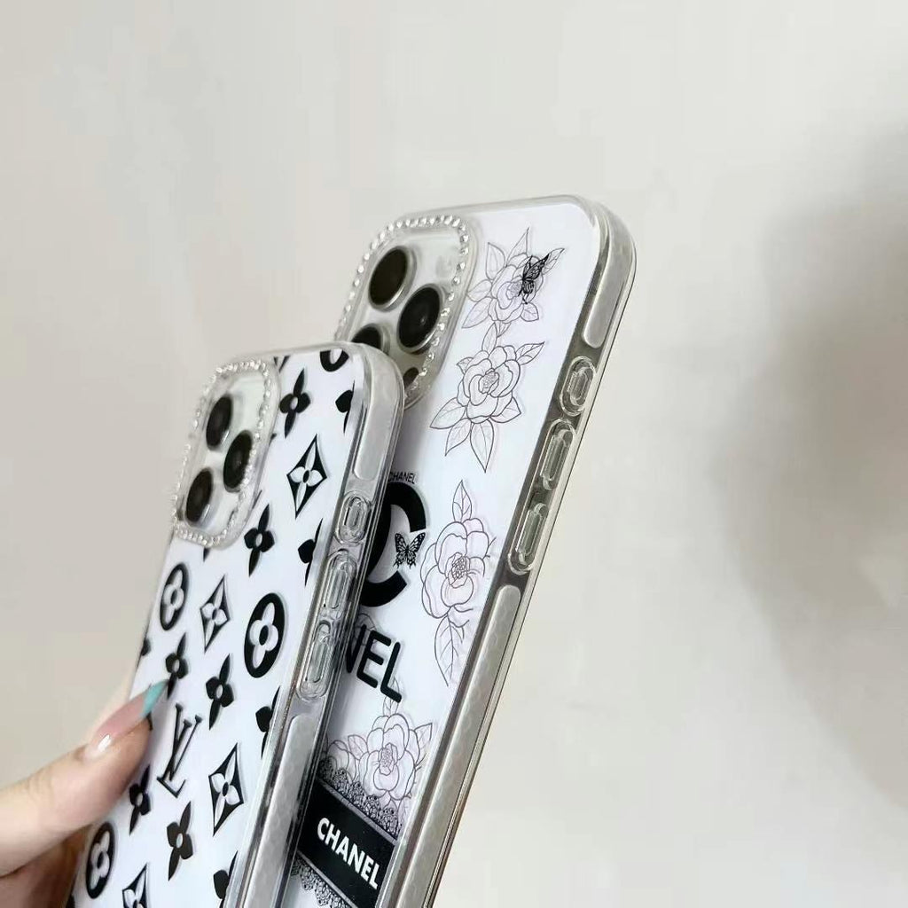 White Chain Phone Case For iPhone