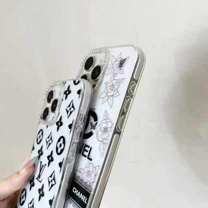 White Chain Phone Case For iPhone