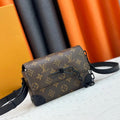 Modische quadratische Handtaschen mit Knöpfen