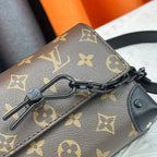 Modische quadratische Handtaschen mit Knöpfen