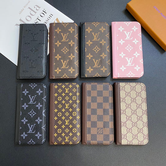 Leather Card Cover Phone Case For iPhone