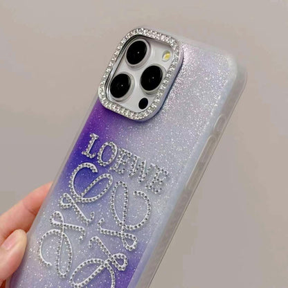 Purple Bling Phone Case For iPhone