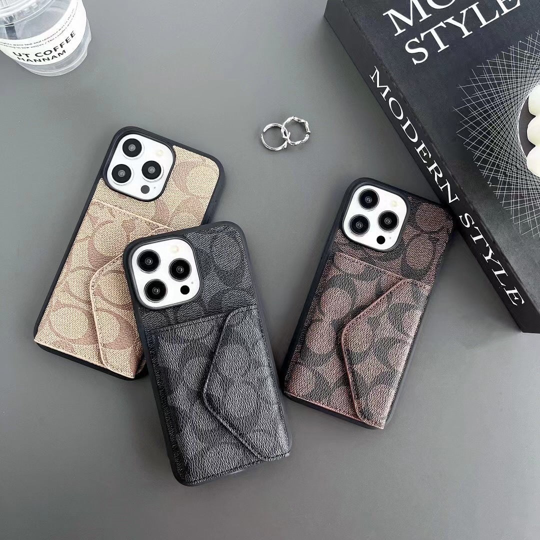 Leather Coin Phone Case For iPhone